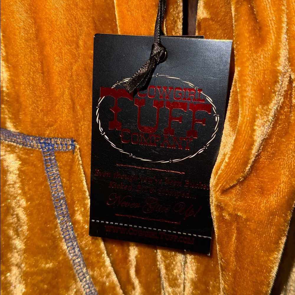 Cowgirl Tuff velvet hoodie - Picture 2 of 7
